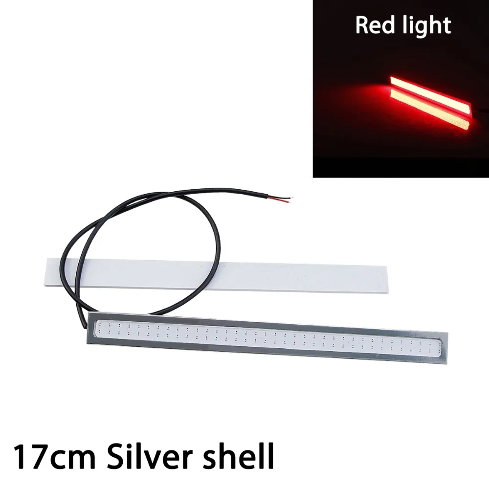 2 шт. Автомобильный светодиодный дневные ходовые огни ультра яркий DC 12 В 17 см водонепроницаемый авто DRL COB вождения Противотуманные фары DHO DRL
