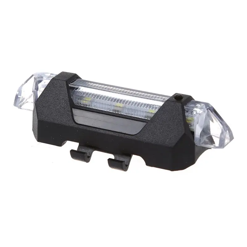 5LED велосипедный задний фонарь вспышка USB Перезаряжаемый велосипедный фонарь безопасности водонепроницаемый