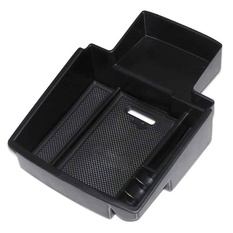 Ajing Accesorios para Audi Q5 Centro Consola Organizador Bandeja Caja de Almacenamiento de Monedas y Gafas de Sol Soporte Compatible Coche Organizador de Almacenamiento