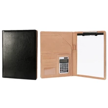 1 шт. мульти-функциональный A4 кожа папка для документов для конференций документ менеджер Органайзер с калькулятором