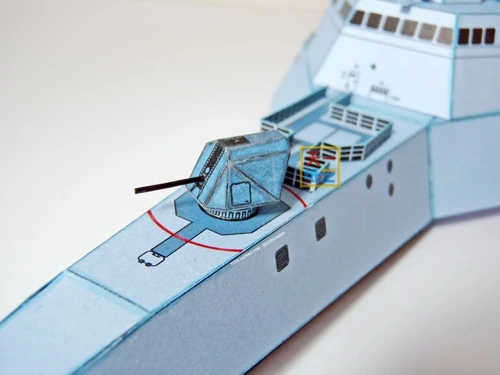 LCS Dependent Littoral Combat Ship Trisomy DIY военные корабль головоломка ручная работа Бумажная