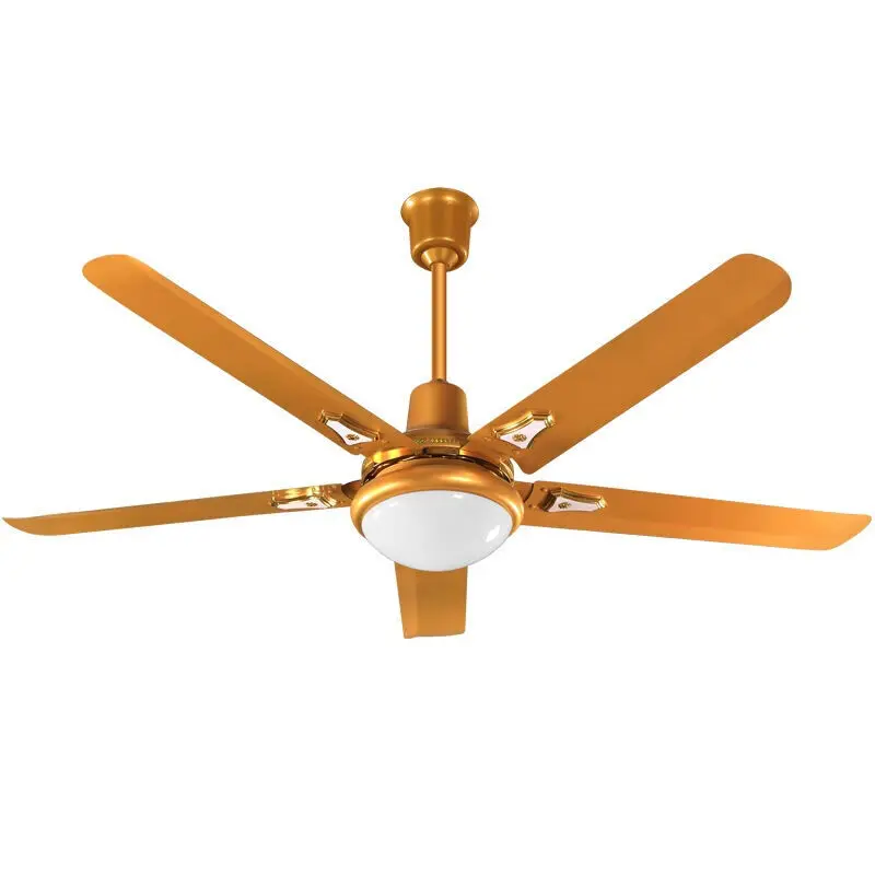 Us 197 2 15 Off Home Living Room Electric Ceiling Fan Five Leaf Ceiling Cooling Fan With Lights Vintage Rotary Negative Ion Energy Save Fan In Fans