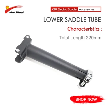 

220mm Lower Saddle Tube Total Length 220mm Inner Diameter 27mm Shock Absorber Aluminium Seat Post Mountain Bike Accessories Men