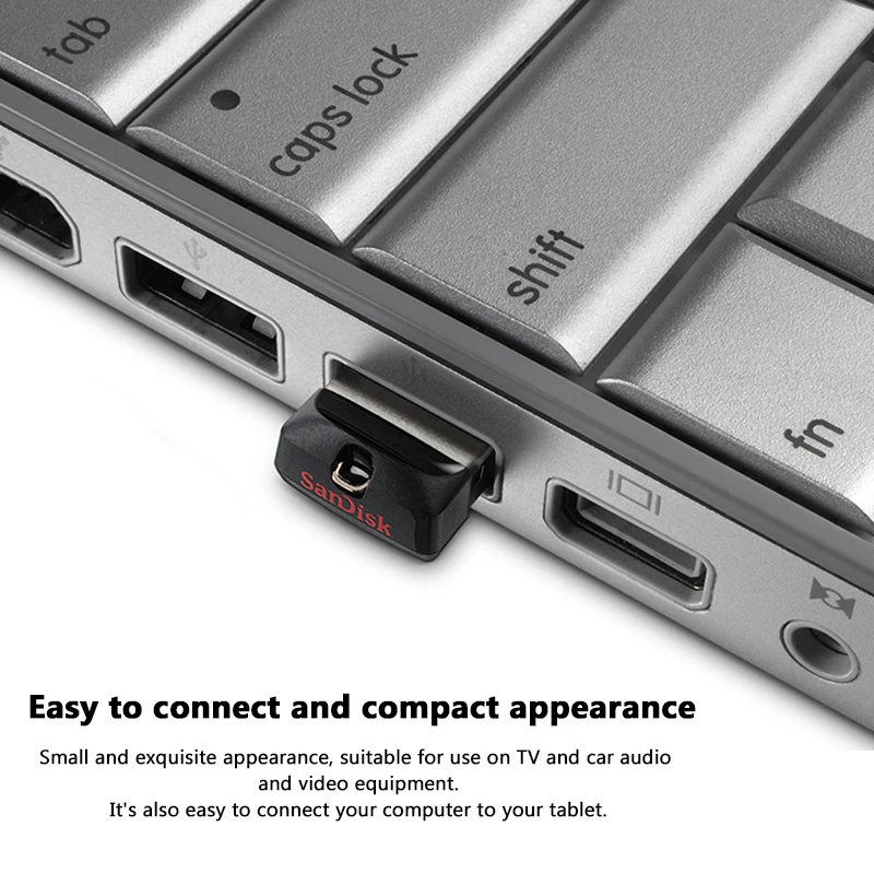 USB флеш-накопитель SanDisk CZ33 64 ГБ 32 ГБ 16 ГБ 8 ГБ Мини-накопитель USB 2,0 Поддержка официальной проверки