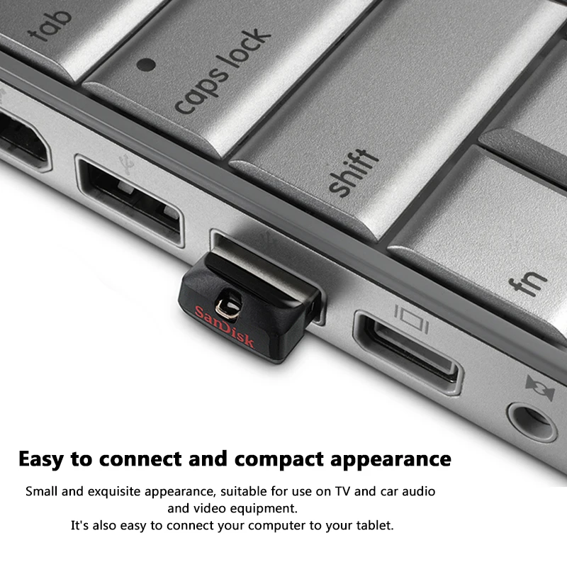 100% Оригинальный флеш накопитель USB SanDisk CZ33 64 ГБ 32 16 8 Мини 2 0 Поддержка официальной