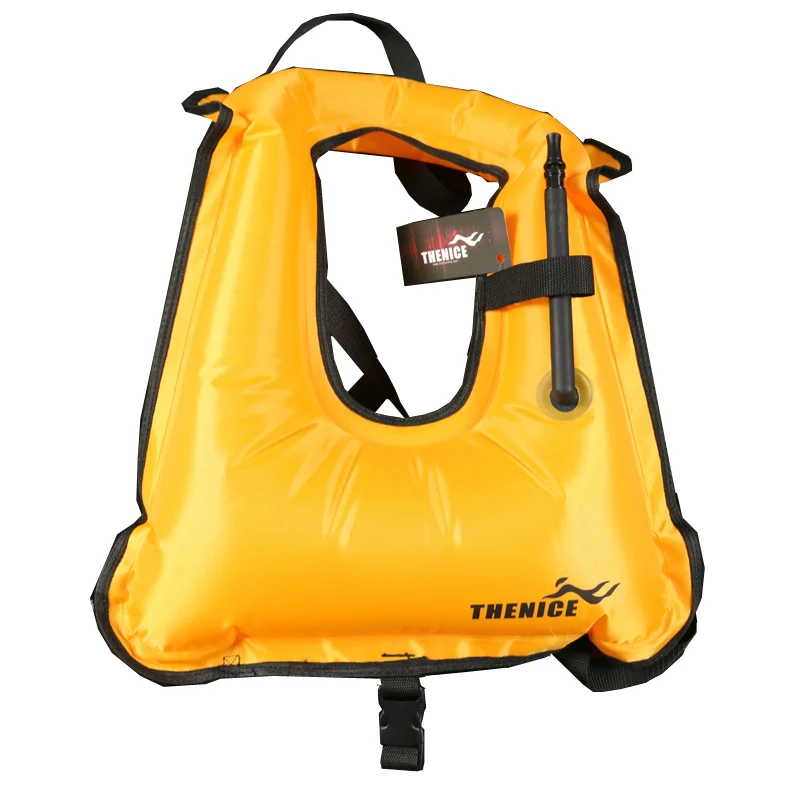 Portable Inflatable life jacket Super light Buoyancy vest Float ring