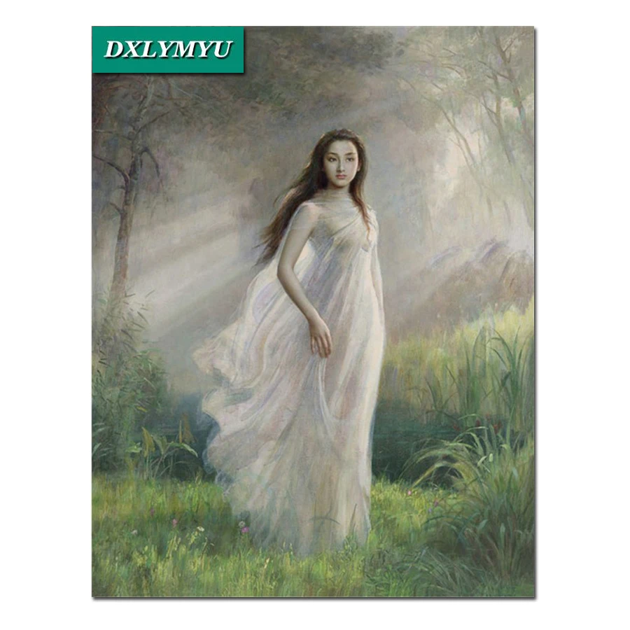 

Diamond Embroidery"Forest goddess"Full Square Crystal Home Decor, Diamond Painting Cross Stitch Needlework Craft diamond Mosaic