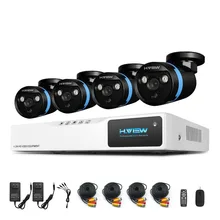 8CH системы видеонаблюдения HDMI DVR 1080 P NVR видеонаблюдения Камера системы 4 шт. ИК Открытый видеонаблюдения Камера комплекты H. вид