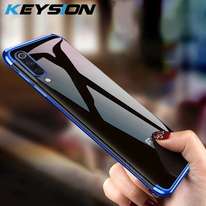 Чехол KEYSION для Xiaomi Mi 9 8 мягкие чехлы с лазерным покрытием чехол-накладка Redmi Note 7 Pro 6