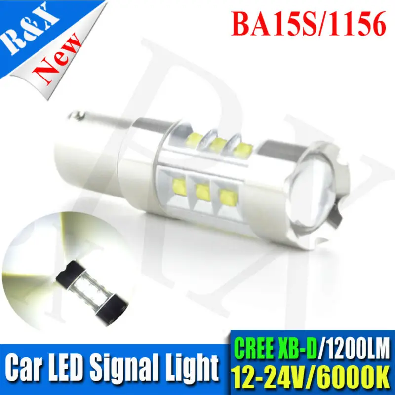 1pcs 100W Super Bright 20SMD 12v 24v Ba15s 1156 P21W LED Car Truck Tail Backup Reverse