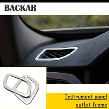 Backar, АБС-пластик, автомобильный Стайлинг интерьерная приборная панель воздуха Внешние Декоративные наклейки для BMW F30 F34 F35 3 серии 320i 316i аксессуары