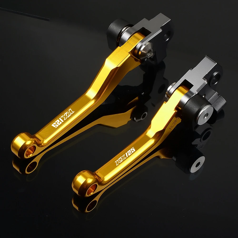 Motorcycle Accessories Dirt bike brakes Motorcycle Brake Clutch Levers FOR KAWASAKI KX125 KX 125 2000 20001 2002 2003 2004 2005 - Цвет: GOLD