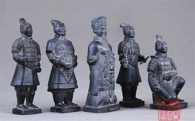 Китай Античная Терракотовая армия Скульптура солдата династии Цинь воины модель ручной работы ремесла подарок