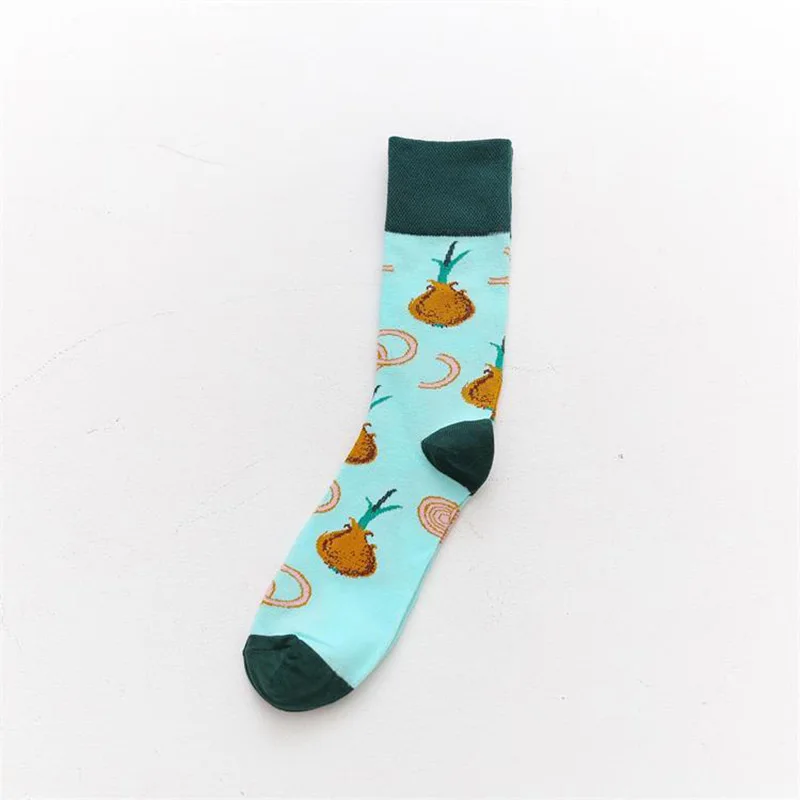 [EIOISAPRA] Повседневные носки в стиле хип-хоп с изображением снеков, мороженого, фруктов, Харадзюку, винтажные стильные носки, забавные носки - Цвет: 5