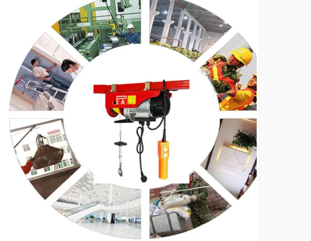 Good Deal New 880lbs Mini Electric Hoist Crane Overhead Garage