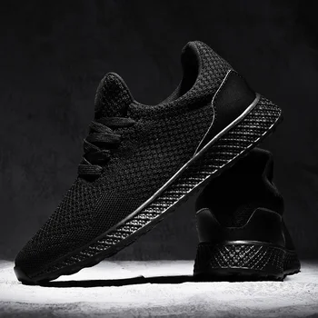 

Men Running Shoes Spring Summer Walking Sneakers Athletic Shoe Breathable Comfortable Light Flats Men Sport Shoes big size 39-48