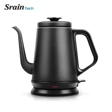 SrainTech, скандинавский стиль, 304#, нержавеющая сталь, 220 л, электрический чайник, 1000 В, Вт, Длинный Носик, элегантная форма, минималистичные чайники