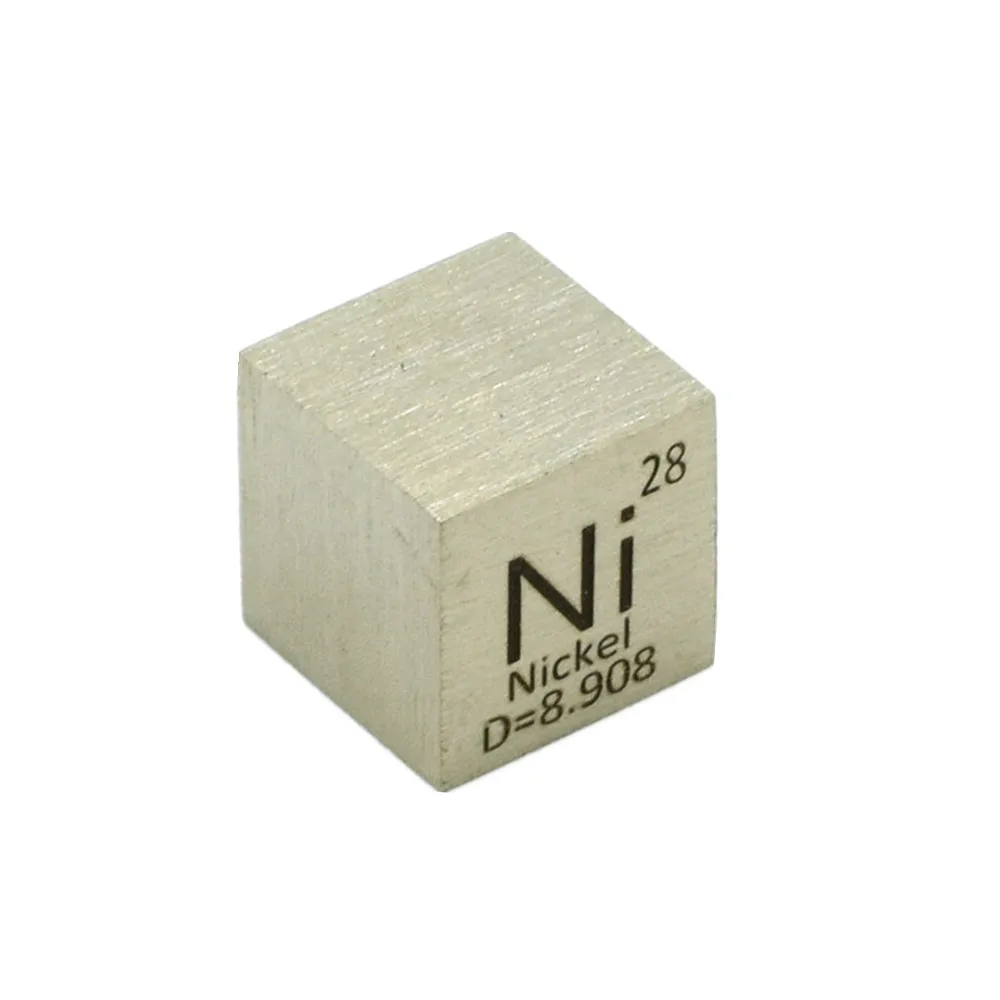 Metal Nickel 10mm Density Cube Ni 99.95% Pure for Element Collection Coin Hand Made DIY Hobbies Crafts 10x10x10mm | Обустройство дома