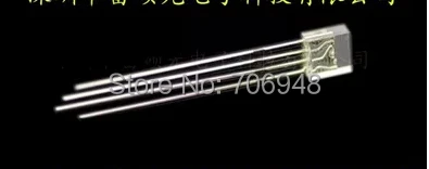 Прямоугольный светодиод 255 RGB с рассеянным сквозным отверстием 2x5x5 мм общий