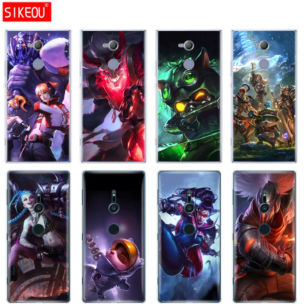 Силиконовый чехол для телефона sony xperia XA1 XA2 ULTRA PLUS L1 L2 XZ1 XZ2 compact XZ PREMIUM League of Legends Teemo