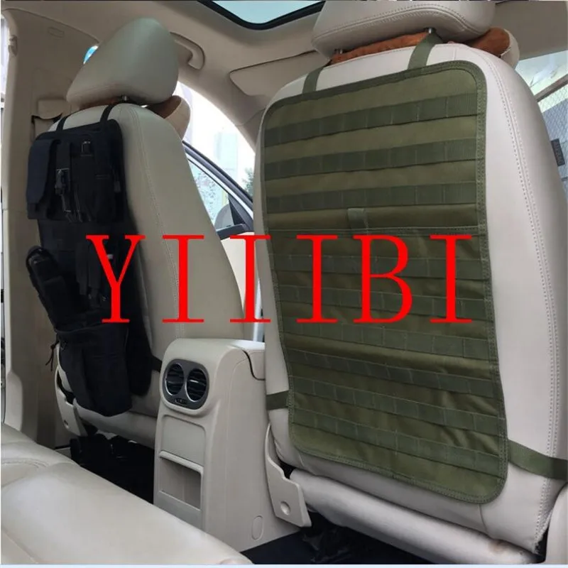 Car Seat Back Organizer, Tactical MOLLE Vehicle Panel Car Seat Cover Protector Universal Fit