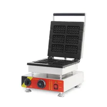 SUCREXU Electric Commercial 6PCS Waffle On a Stick Maker Iron Machine Baker Non-stick Belgium Wafle Maker 110v 220v CE commercial use non stick 110v 220v electric egg roll maker machine baker