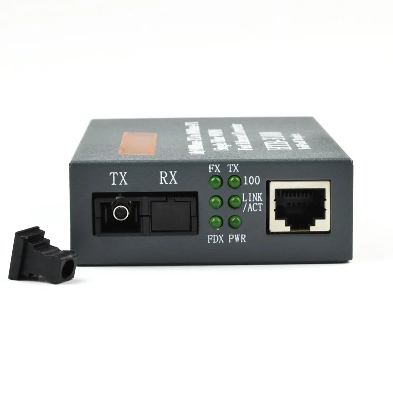 

1 Pair HTB-3100AB Optical Fiber Media Converter Fiber Transceiver Singlemode Sigle Fiber Converter with 25KM SC 10/100M