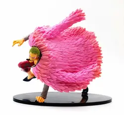 18 см японского аниме Рисунок one piece donquixote doflamingo фигурку Коллекционная модель игрушки для мальчиков