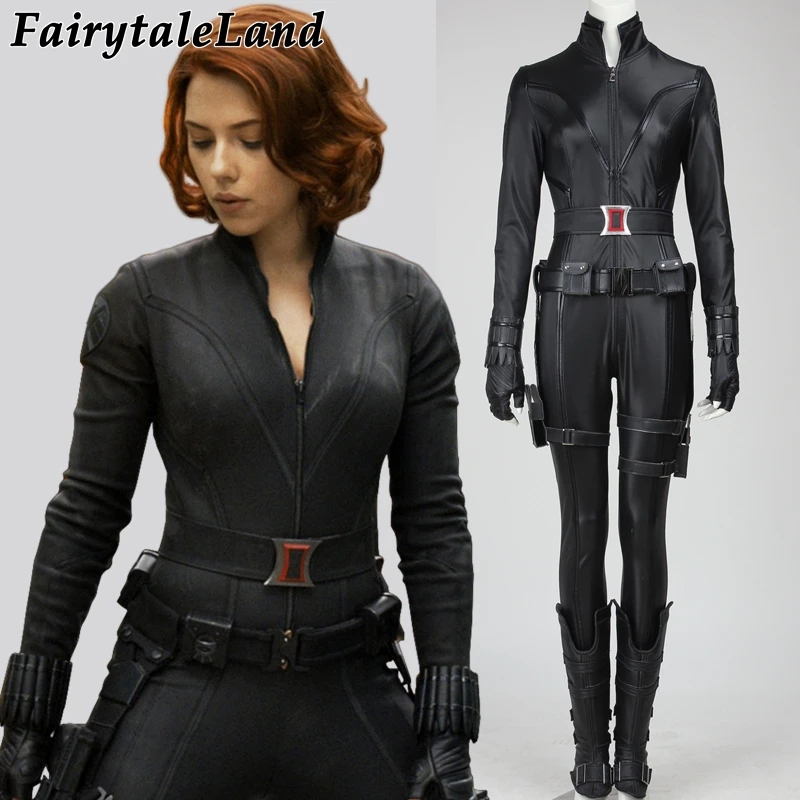 Avengers black widow kostüm Halloween superhero black widow cosplay