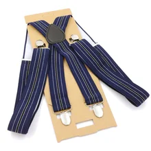 Helisopus, 1 шт., мужские подтяжки, 4 зажима, из искусственной кожи, 3,5x115 см, подтяжки, повседневные брюки, ремни, крепкие застежки