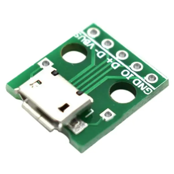 

1pcs Micro-USB to Dip the femal B-type Micro-5p PTP Adapter Board 1.56*1.33*0.3cm