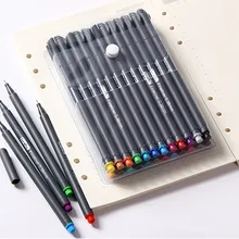 12/24/36 Цвета 0,4 мм тонко пишущие художественный маркер водостойкая ручка для черчения волокна ход ручка для рисования картины DP057