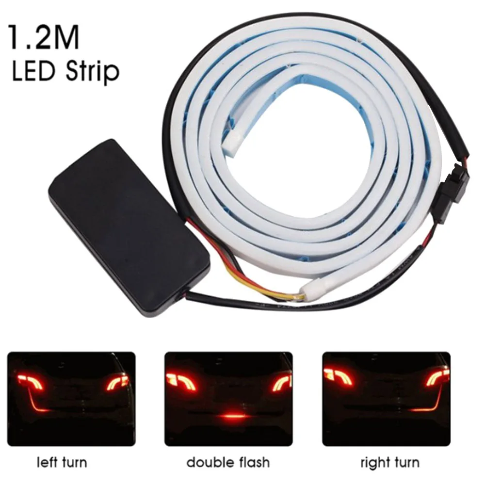 

Car Trunk 12v 196 Leds Lights Car Style Signal Lights Multifunction Auto Light Bulb Warning Rear Tail Streamer Car Styling