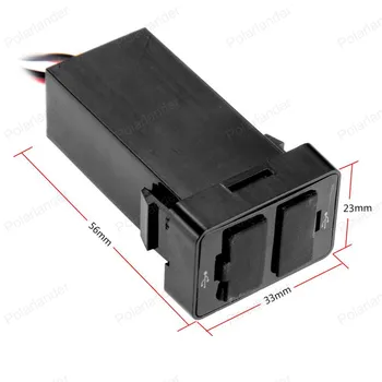 

for Toyota 5V 2.1A Car Cell Phone Charger Dual USB Port Socket Fuse adapter