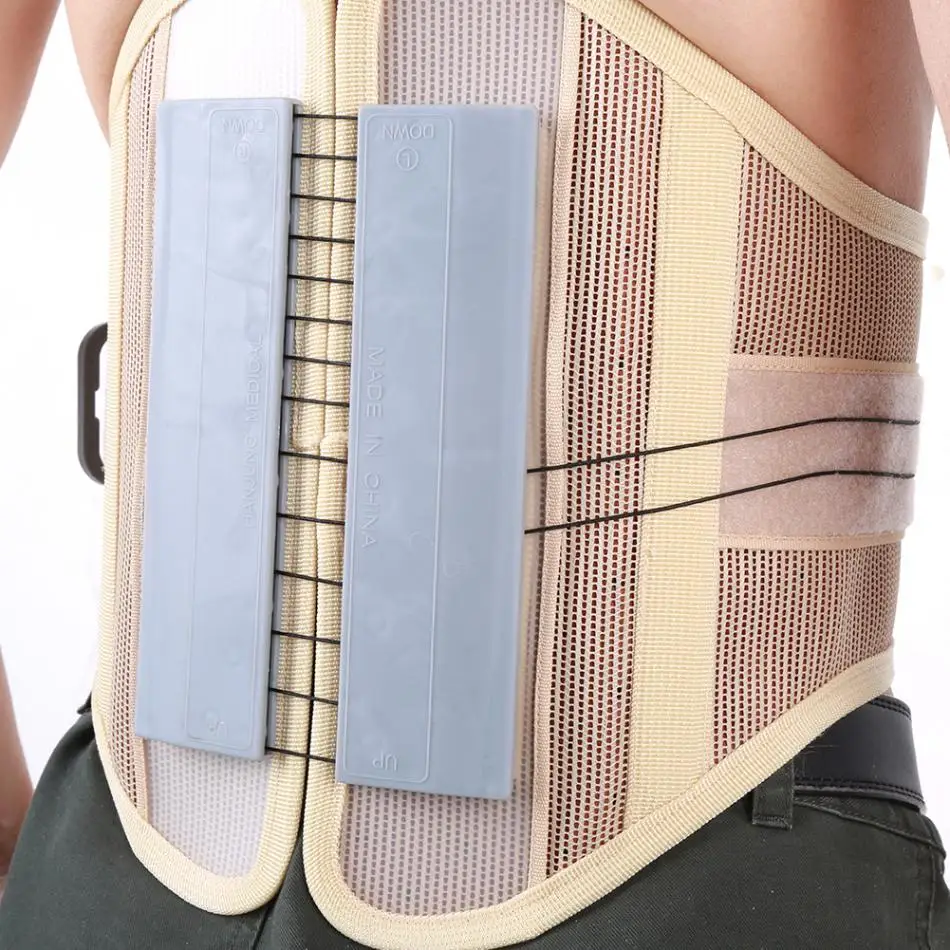 Для мужчин нижней части спины Поддержка протектор пояс Body Shaper медицинские Абдо Для мужчин фиксированной Поддержка ремень поясничные мышцы повязка от растяжений корсет