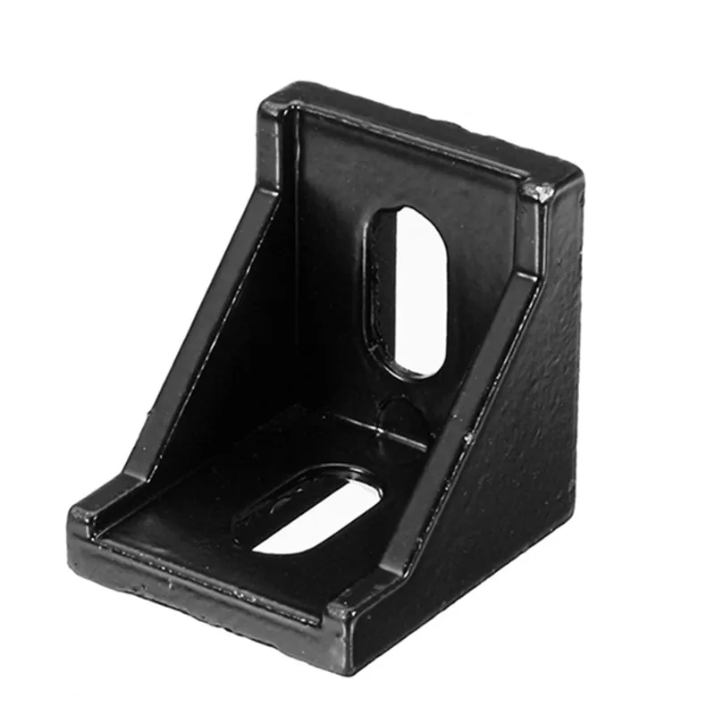 1pc Aluminium Alloy Black Corner Bracket Angle Corner Joint Angle Bracket for 4040 Aluminum