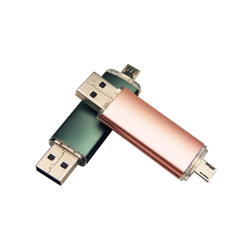 2 Style Creative Metal OTG Usb Flash Drive for Smart Phone ...