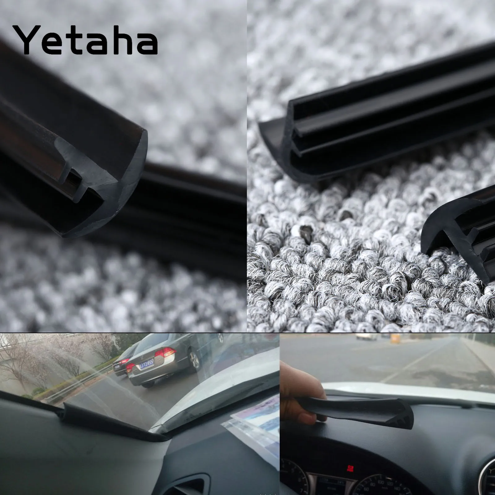 Звукоизоляционная Пылезащитная уплотнительная лента Yetaha 1 6 м силиконовая
