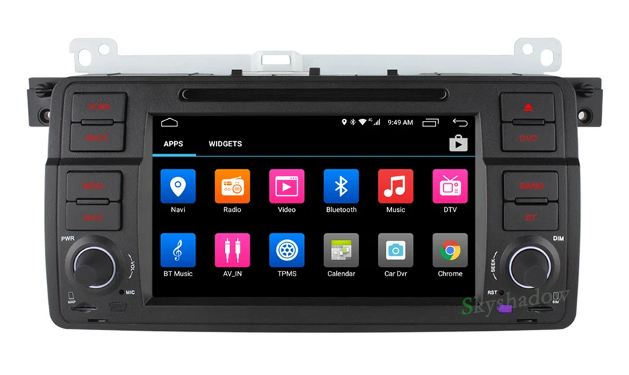 Cheap C500 Android 6.0 Quad Core Car DVD player For BMW 3 Compact Touring E46 GPS map DVR camera Bluetooth wifi 4G SIM Radio 2GB RAM 2