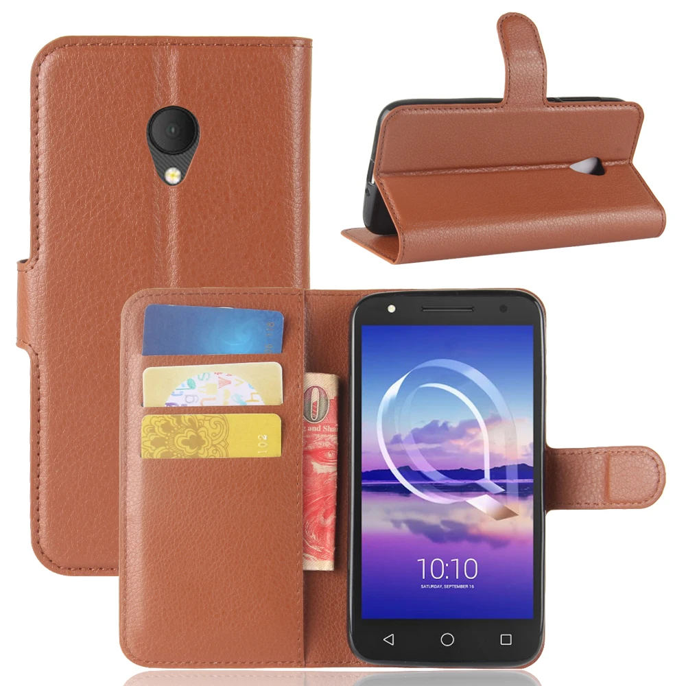 Чехол для Alcatel Работает с любым оператором U5 3g HD A7 A30 A3 XL A5 светодиодный чехол личи