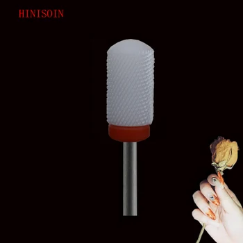 

White Ceramic -10PCS -Nail Drill Bit - Large Smooth Top Bit - (0103.066)