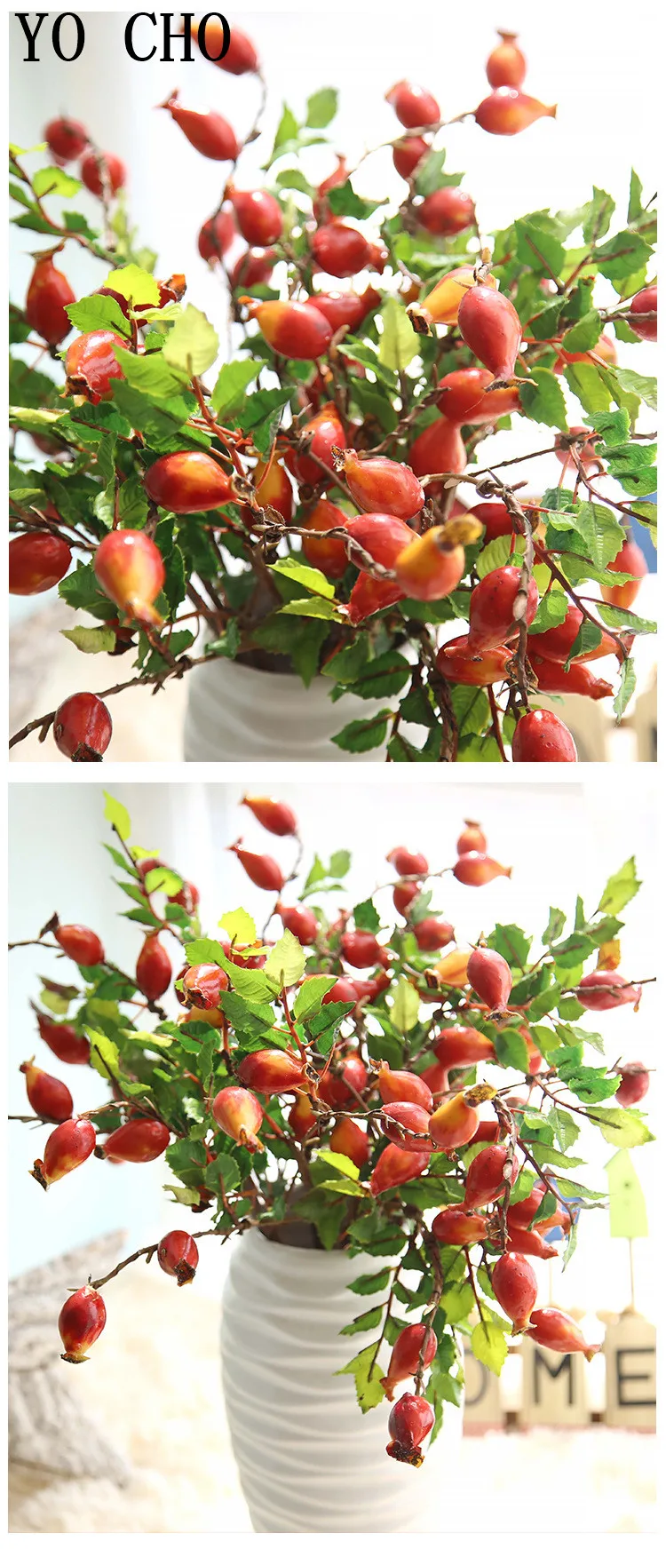 Pomegranates, berries, artificial fruit12