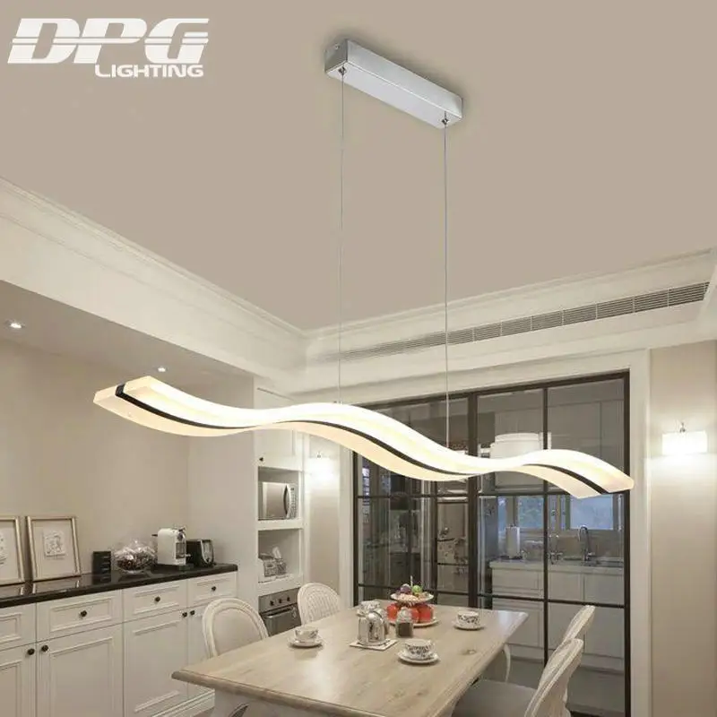 Современный светодиодный 38 Вт Белый акриловые люстры лампы для кухня столовая гостиная спальня заподлицо люстра с цветовыми эффектами освещения