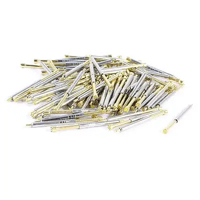 

100 Pcs 2.5mm x 35mm Serrated Point Crown Tip Spring Test Probes Pins PH-4H Free shipping