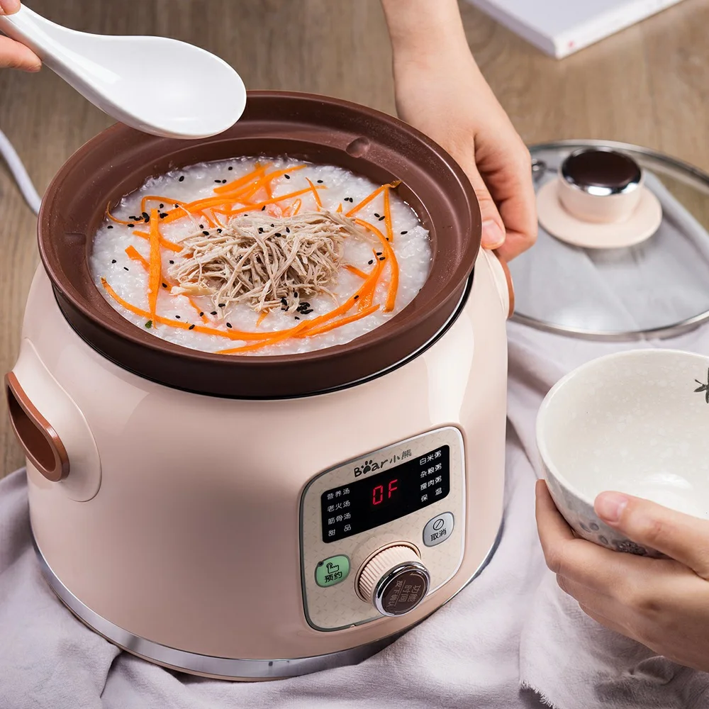 

Good Quality 220V Household Electric Slow Stewing Pot Machine Multifunctional Automatic Ceramic Electric Multi Cooker EU/AU/UK