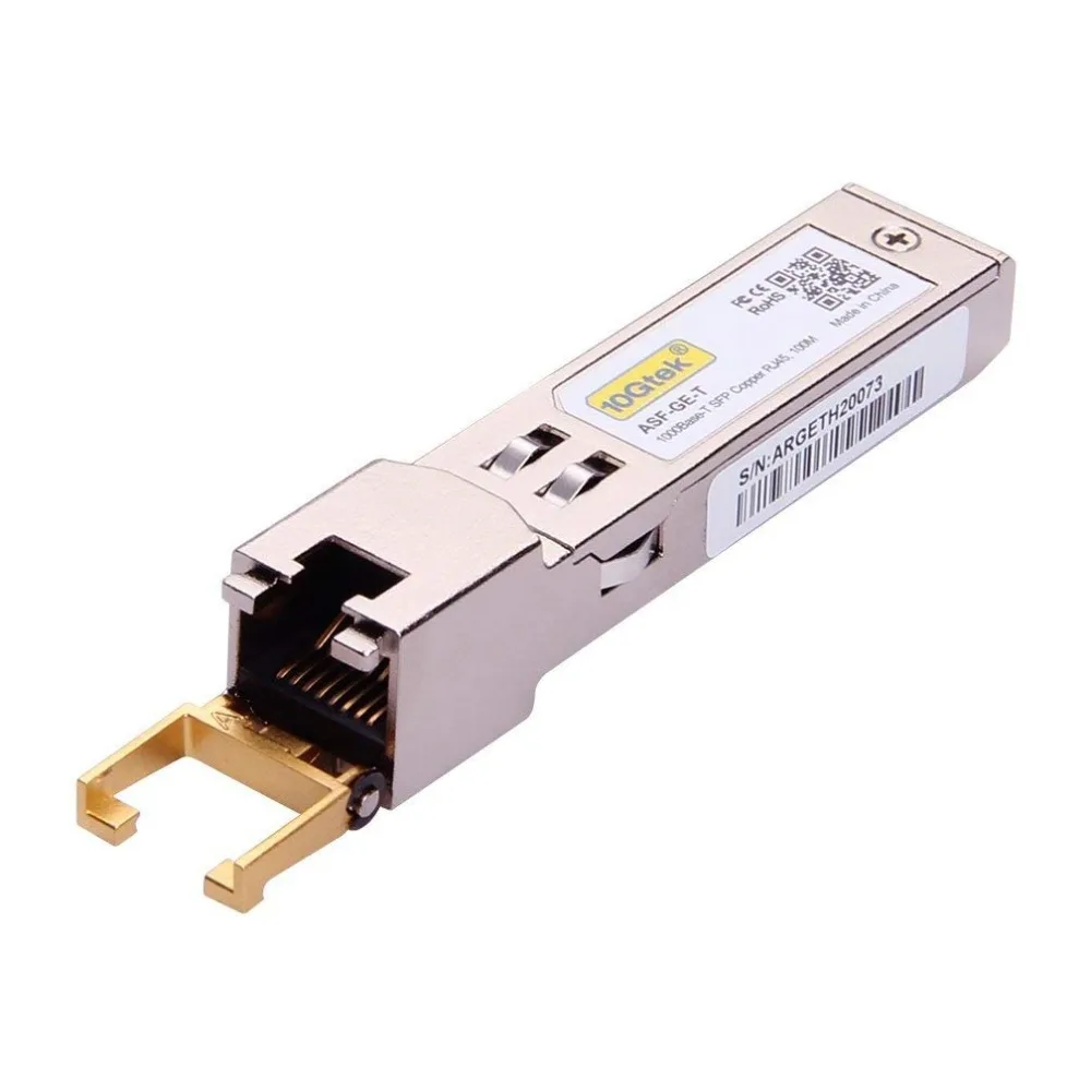 10Pcs 1.25G SFP-T 1000BASE-T Copper SFP SFP to