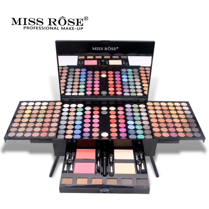 

MISS ROSE Brand Shimmer Glitter Matte Eyeshadow Palette Waterproof Eye Shadow Long Lasting Makeup