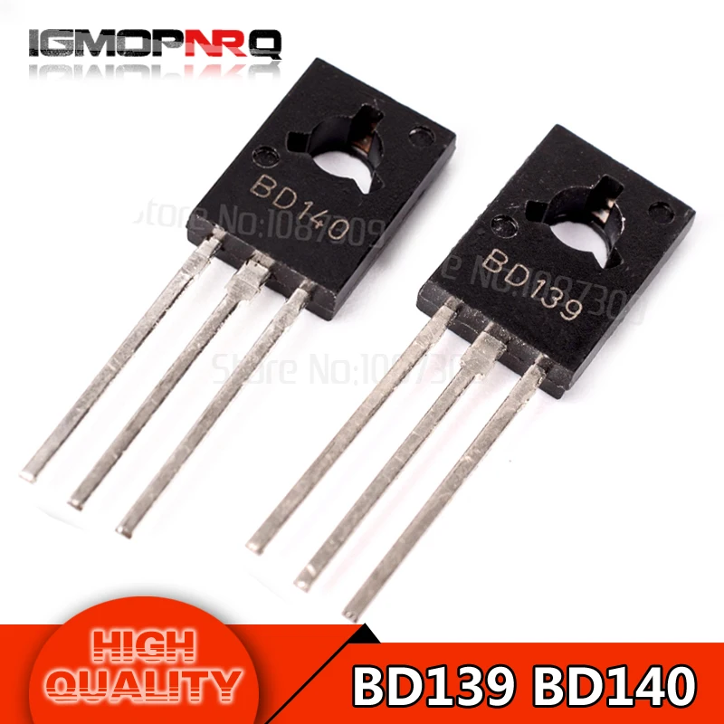 

50pcs free shipping BD139 BD140 D139 D140 Each 25pcs TO-126 NPN 1.5A 80V NPN Epitaxial Triode Transistor new