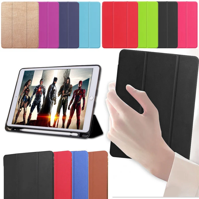 Luxury PU Leather Flip Case For iPad Air 1 With Case Pencil Slot