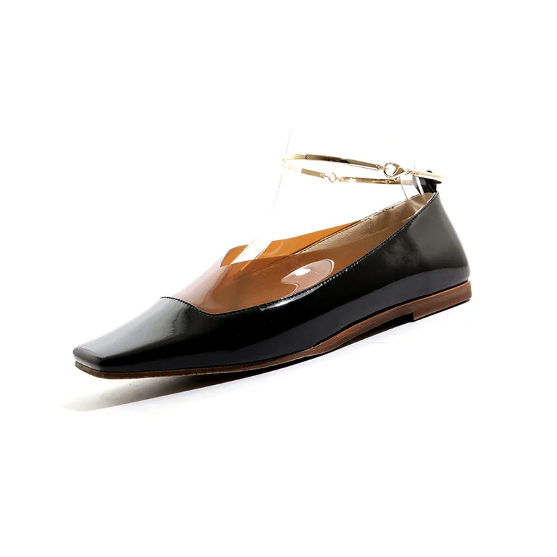 MORAZORA/; женская обувь на плоской подошве из высококачественной лакированной кожи и ПВХ; удобная летняя обувь с квадратным носком; модная повседневная женская обувь